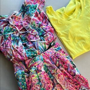 J.Crew Ratti Pineapple print bundle size 6,8,M EUC